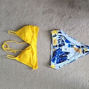 NWT Cupshe Yellow Bikini